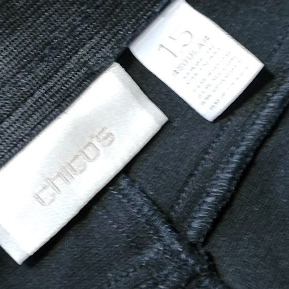 Chico's Black Stretch Dress Pants Size 10 - Picture 4 of 14